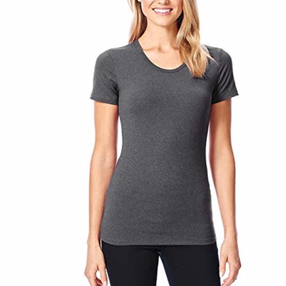 Scoop Neck Workout T-shirt - Picture 4 of 6